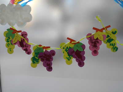  ぶどうがおいしく実りました