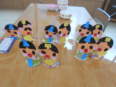  可愛く出来ました🎎