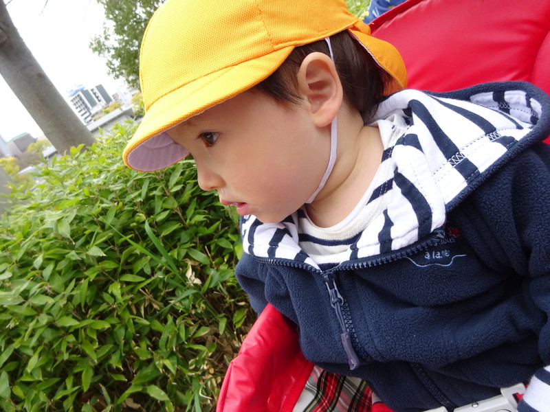 お散歩楽しいね👒