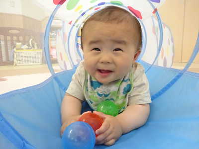  トンネル楽しいね🎶