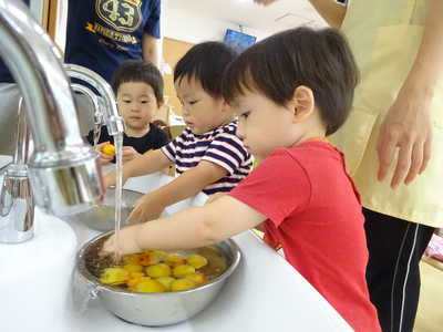  きれいに洗って✨