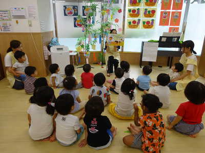  七夕のお話を聞いたよ🎋