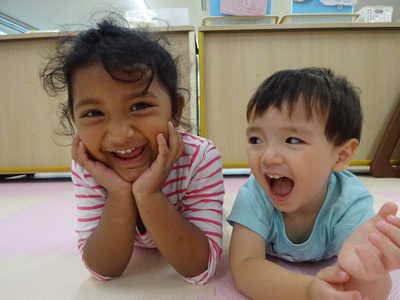  日本の保育園です(笑)