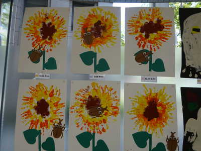  うさぎ組　８月壁面