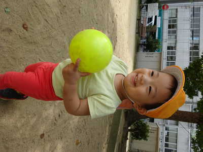  ボール捕まえた‼💓