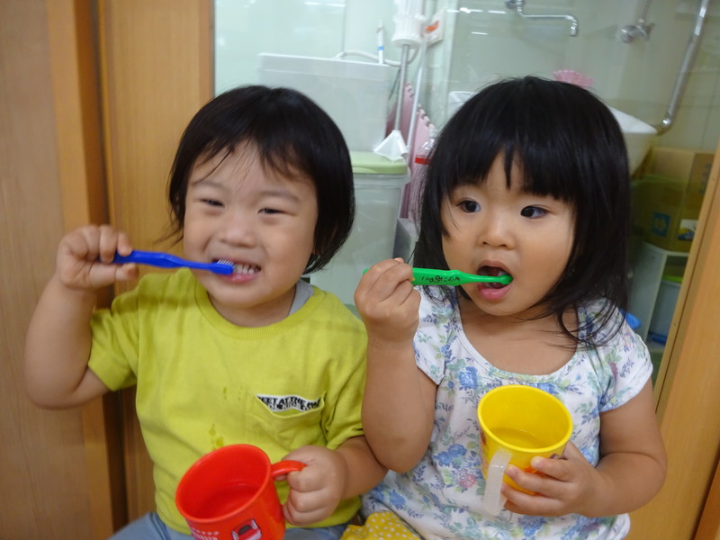 歯磨き上手でしょ✨