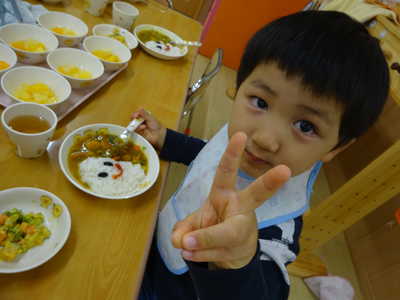  おばけカレー美味しかったね🍛