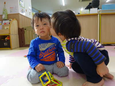  ほっぺにちゅー💓