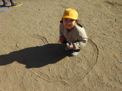  ハートが描けたよー💓