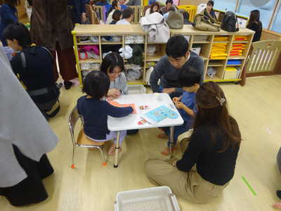  一緒にクリスマスの製作をつくったよ🎄