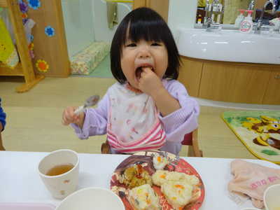  クリスマスランチ美味しいね💓