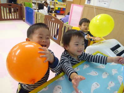  風船たのしいね🎈