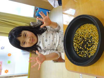  ポップコーンの種だよ‼