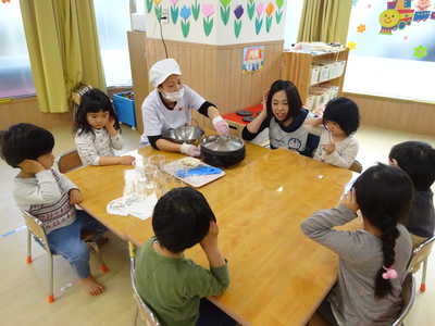  ぱちぱち音が聞こえるよ？