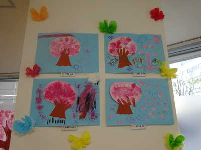  ４月ぱんだ・くま製作✂