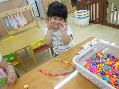  可愛いネックレスできたよ💓