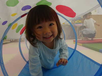  トンネルたのしいな💗