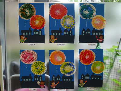  ８月りす組製作✂