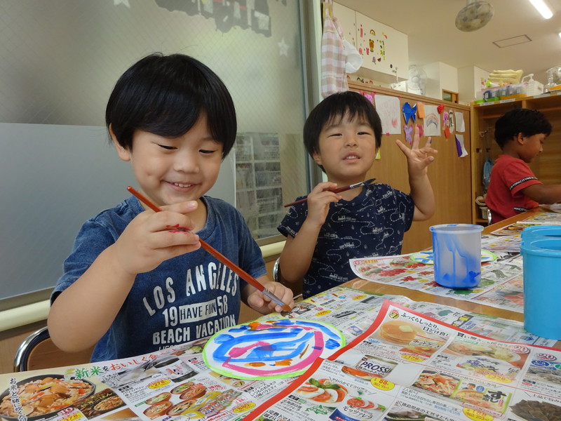 ちょうちん作り💕