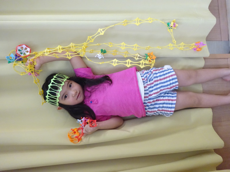 エルサみたいに髪の毛長いでしょ💓