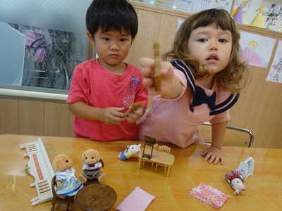  シルバニアファミリー楽しいね♪