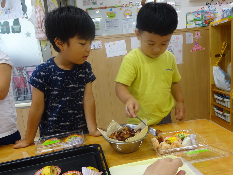 大きいクラスは自分で作ったよ🎶