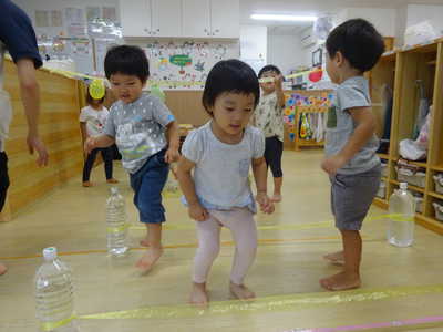  紐に当たらないようにねー⚠