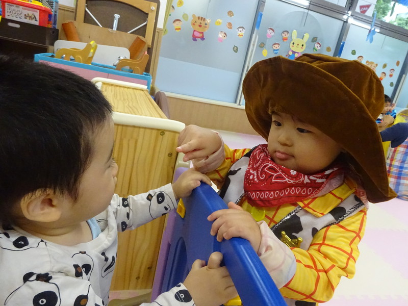 ひよこ組さんにウッディが遊びに来たよ⭐