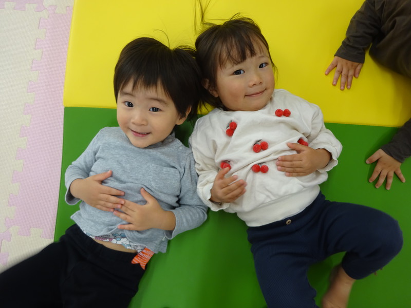 マット遊び楽しいね❢