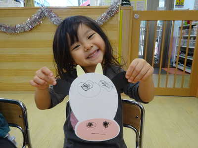  牛さんが描けたよ🐄