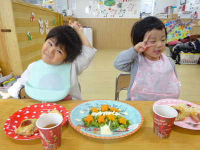  ツリーのサラダ🎄