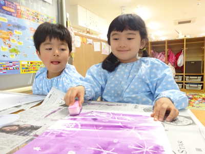  絵が浮かび上がってきたよー✨