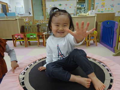  トランポリン⇈🎶