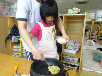  お好み焼きを焼いたよ🍴