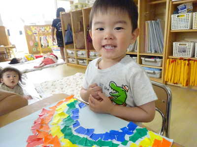  綺麗な虹ができたよ🌈