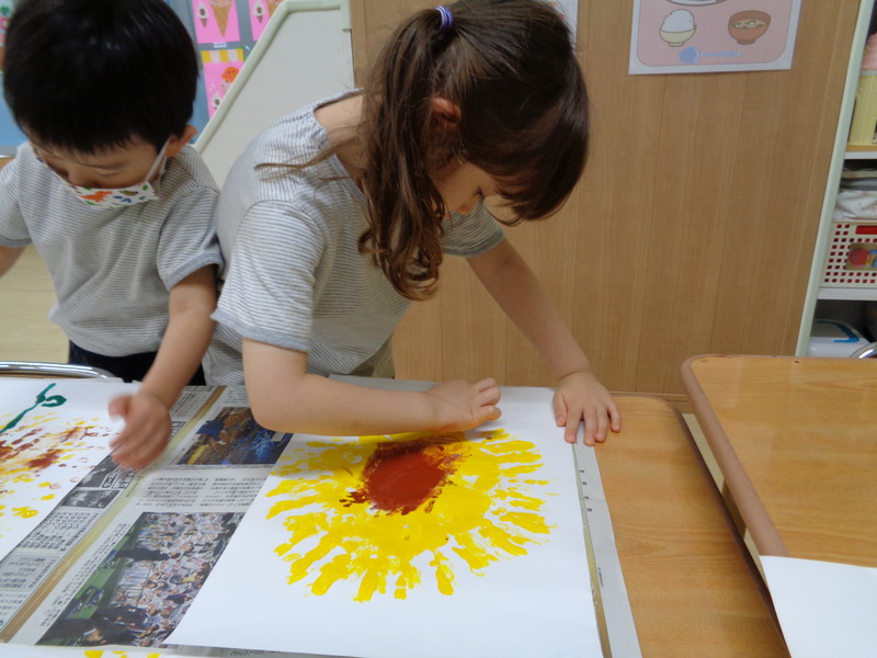 手絵の具✋💕