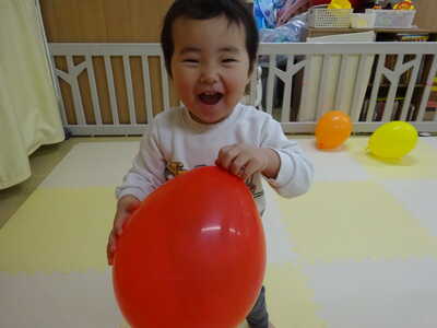  風船楽しい🎈