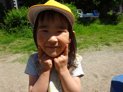  お外気持ちいい😁